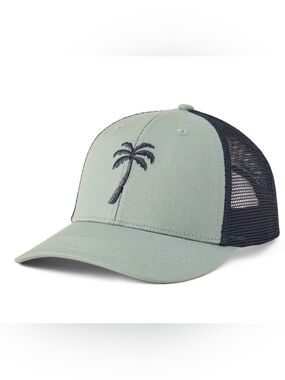 NWT- Life is Good Palm Embroidered Hat